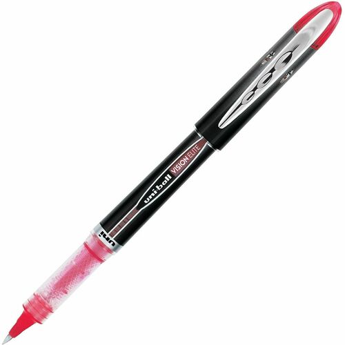 uni-ball Corporation  Pen,Gel,Rollerball,Refillable,Micro Pt.,0.5mm,Red Ink