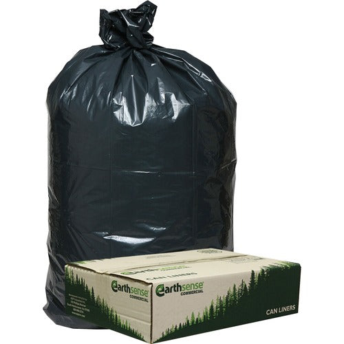 Webster  Trash Bags, Hvy Dty, 33Gal, Low Den, 80/CT, Black