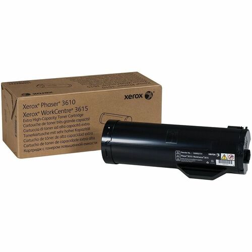 Xerox  Toner Cartridge, HY, 25300 Page Yield, Black