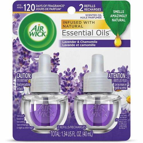 Reckitt Benckiser  Scented Oil Refill, Air Wick, 2/PK, Lavender/Chamomile