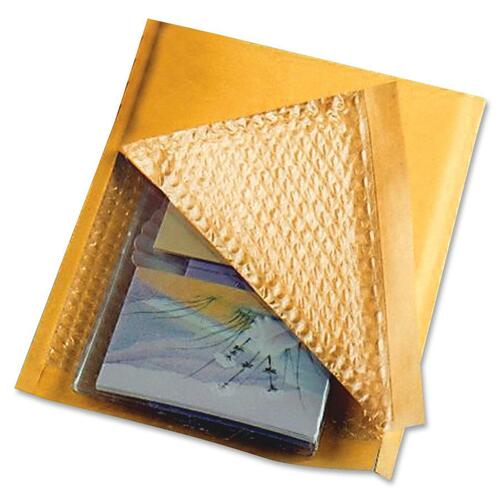 Sealed Air  Cushioned Mailers,Bulk,Self-Seal,Size 0,6"x10",200/CT,Kraft