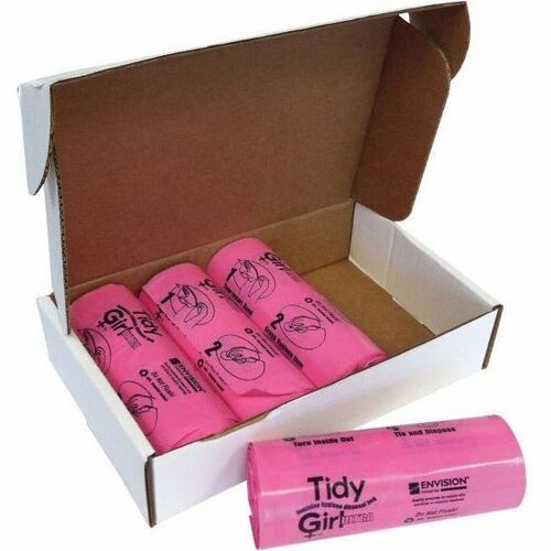 Stout  Feminine Hygiene Bags, 8-1/4"x13-1/4"x3-1/4", 600/BX, PK