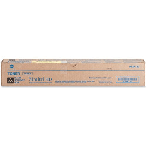 Konica Minolta  Toner Cartridge, f/224/284, 27000 Page Yield, Black