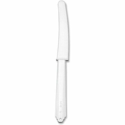 SKILCRAFT  Plastic Knife, Type III, Heat-Tolerant, 100/PK, White