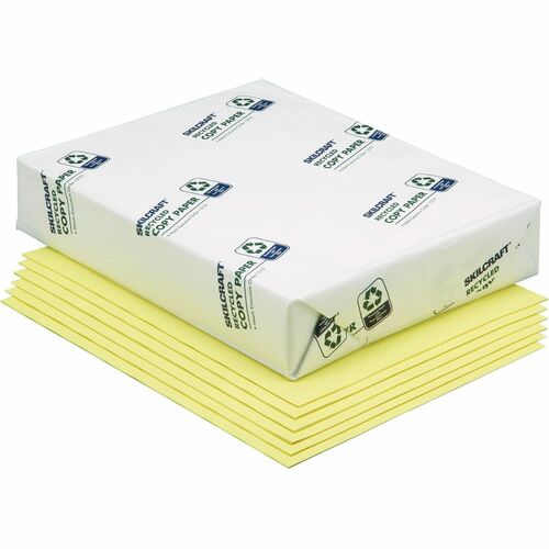 SKILCRAFT  Dual Copy Paper, 20 lb., 84 Bright, 8-1/2"x11", 10 Rm/BX,YW
