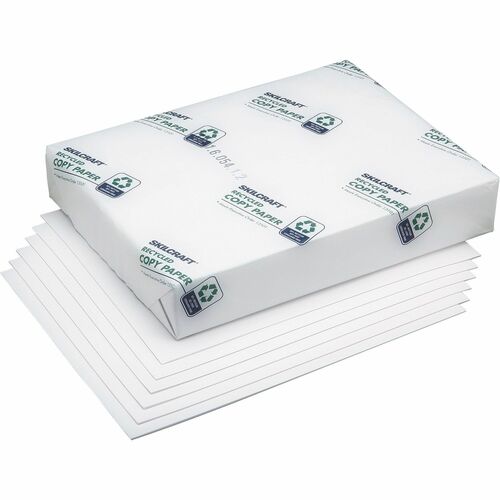 SKILCRAFT  Wet Toner Paper,20 lb,92 Bright,10Rm/BX,8-1/2"x11",WE