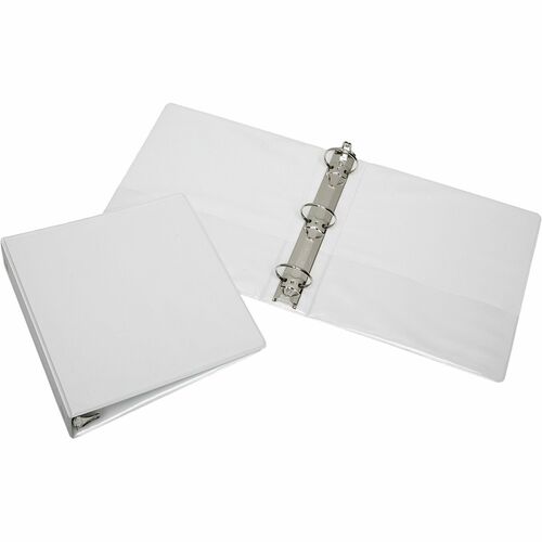 SKILCRAFT  View Binder,Round-Ring,w/Pockets, 2" Cap,Letter-size,WE