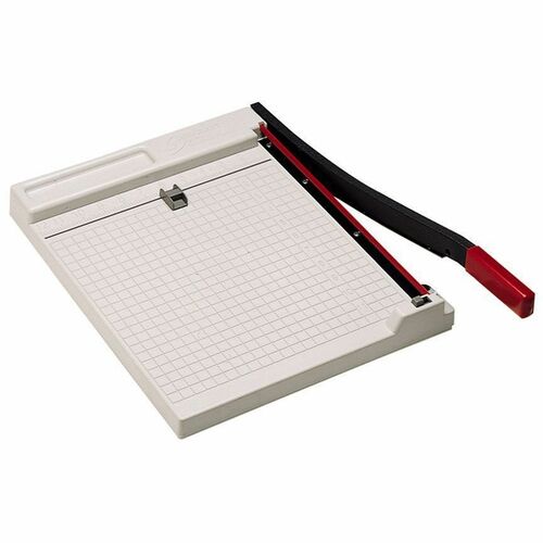 SKILCRAFT  Paper Trimmer, W/Drop Knife, 12"x12", 10 Sht Cap.,Beige