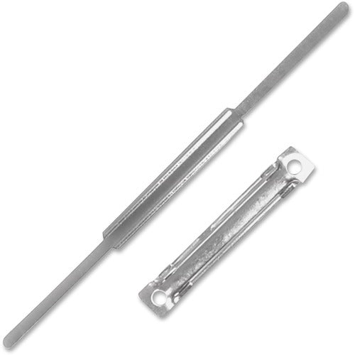 SKILCRAFT  Prong Fasteners/Compressors,2" Cap.,2-3/4 C-C,50/Box,Silver