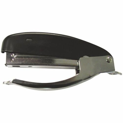 SKILCRAFT  Stapler,Handheld,100-Staple/15 Sht Cap.,Half Strip,Silver/BK