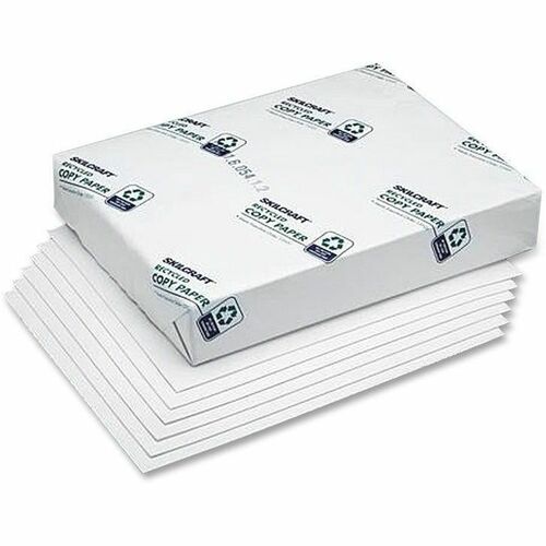 SKILCRAFT  Bond Paper, 500Sht/Ream,10Reams/BX, 8-1/2"x11",White