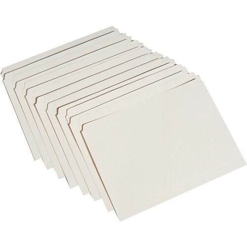 SKILCRAFT  File Folder,3/4" Exp,Straight Cut,Letter-Size,100/BX,Manila