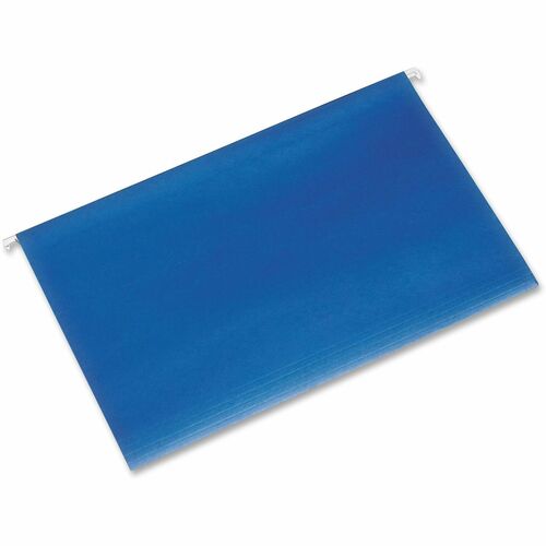 SKILCRAFT  Hanging File Folders, 1/5 Cut, Legal-size, 25/Box, Blue