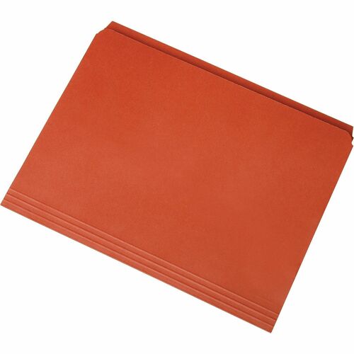SKILCRAFT  File Folder, Straight Cut,3/4" Exp.,11pt.,Letter,100/BX, OE