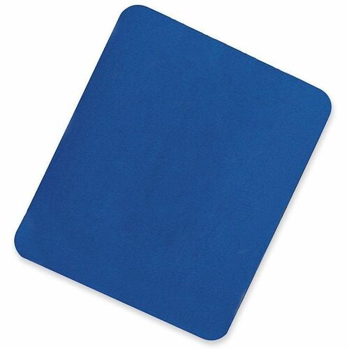 SKILCRAFT  Mouse Pad, Cloth Surface,Rubber, 7-7/8"x9-3/8", Blue