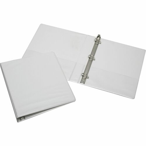 SKILCRAFT  View Binder, Slant D-Ring, 1" Capacity, Letter-size, White