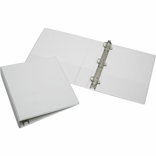 SKILCRAFT  View Binder, Slant D-Ring, 1-1/2" Cap, Letter-size, White