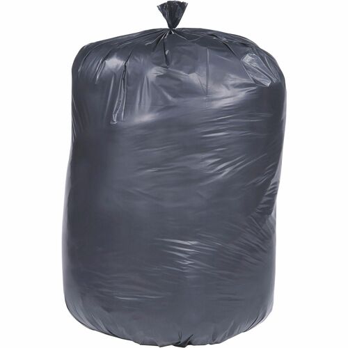 SKILCRAFT  Trash Bags, 1.5 mil, 36"x58", 60 Gal, 100/CT, Black