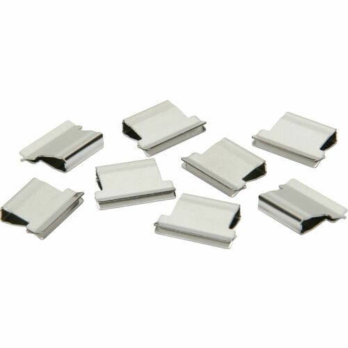SKILCRAFT  Clam Clip Refills, Small, 50/Box, Stainless Steel