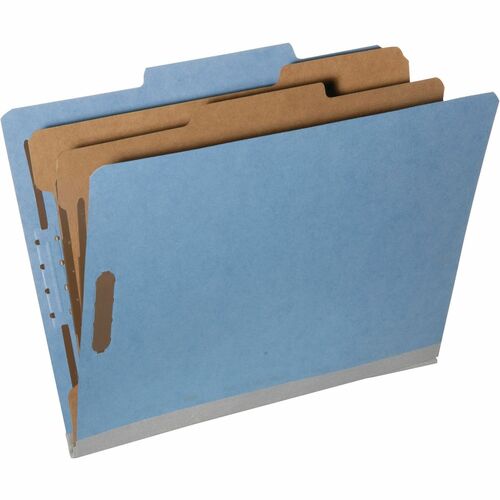 SKILCRAFT  Classification Folder,6-Part, 2/5 Cut,2" Cap,Ltr,10/BX, BE