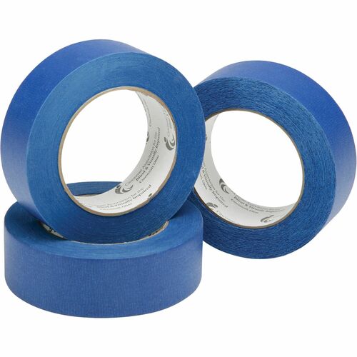 SKILCRAFT  Painters Tape Roll, Crepe Backing, 1"x60 Yds, 5.7mil., Blue
