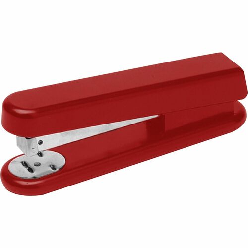 SKILCRAFT  Standard Desk Stapler, 20-Sht Cap, Full Strip, Burgundy