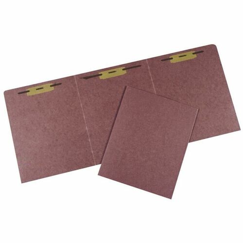 SKILCRAFT  File Folders, Tri-Fold, 217 lb., Letter-Size, 10/PK, Red
