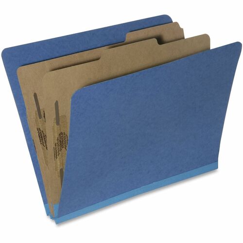 SKILCRAFT  Classification Fldr, 2" Exp, 6-Part, 2-Div, Ltr, 10/BX, DBE