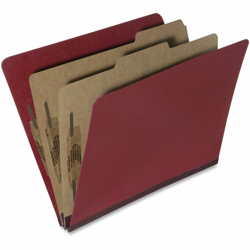 SKILCRAFT  Classification Fldr, 2" Exp, 6-Part, 2-Div, Ltr, 10/BX, DRD