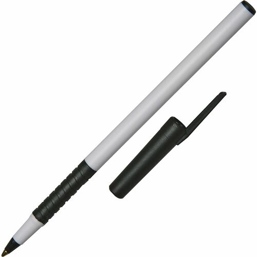SKILCRAFT  Ballpoint Pen, w/ Grip, Medium Point, 1 Dozen, BK