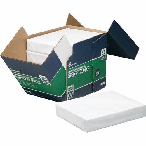 SKILCRAFT  Copy Paper, 92 Bright, 20lb,8-1/2"x11", 5 Reams/BX, WE