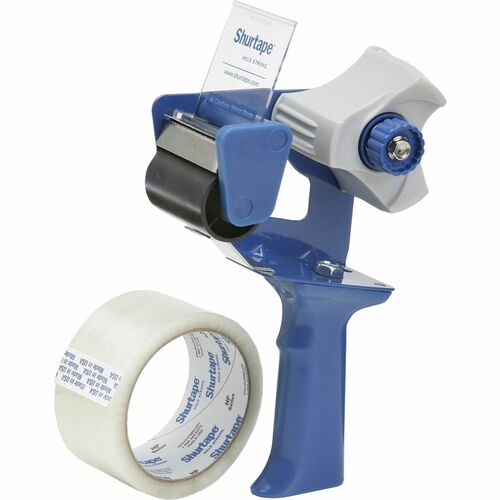 SKILCRAFT  Tape Dispenser, Retractable Blade, w/30 Yd Tape, 2"W,Blue