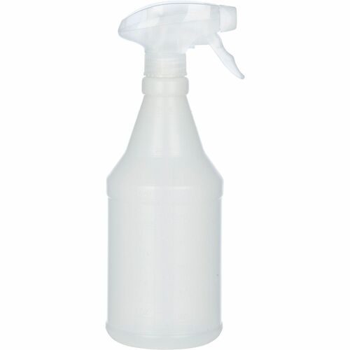 SKILCRAFT  Trigger Spray Bottle,7-7/8"L, 24oz Capacity, 3/PK, CL Opaque