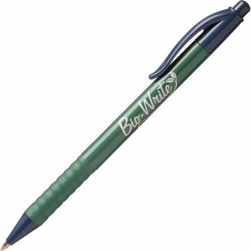 SKILCRAFT  Ballpoint Pen, Biobased, Retractable, Medium, 1 Dozen, BE
