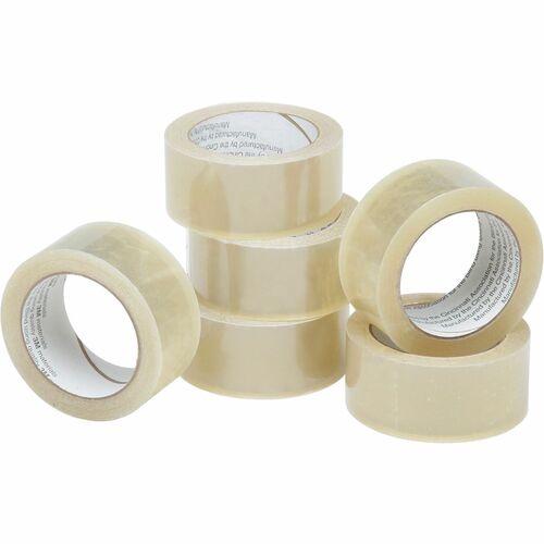 SKILCRAFT  Package Tape, 3.1 mil, Commercial, 2"x55 yards, 6/PK, Clear
