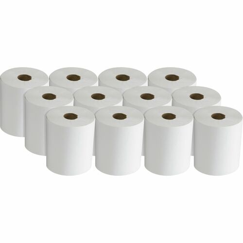 SKILCRAFT  Paper Towel, Hardwound,Nonperforation,8"x600',12/CT,White
