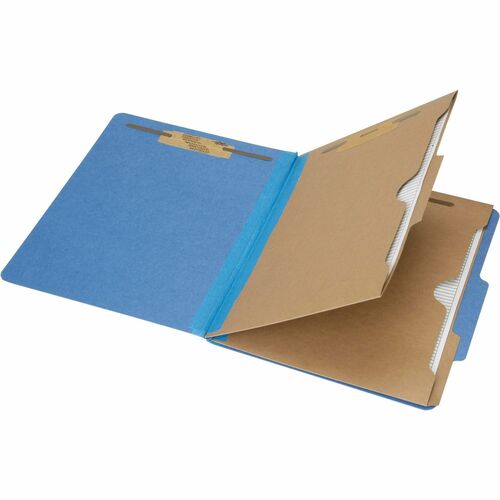 SKILCRAFT  Classification Folder,6-Part,2-Div,2"Exp,Ltr,11pt,10/BX,DBE
