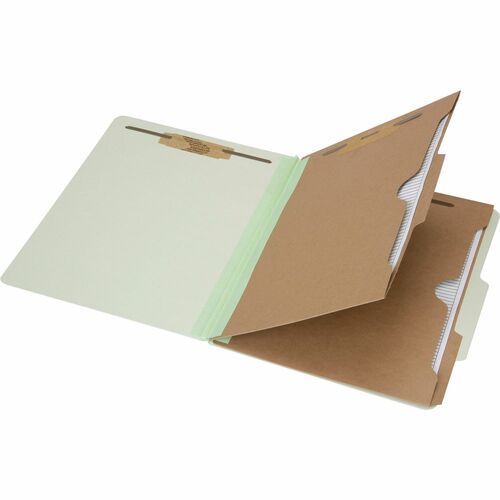 SKILCRAFT  Classification Folder, 6-Part,2 Div,2"Exp,Legal, 10/BX, LGN