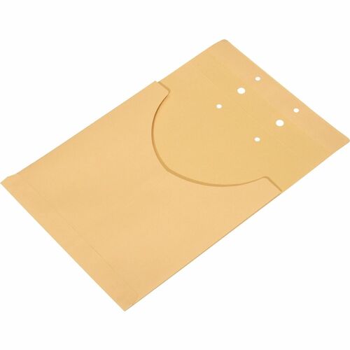 SKILCRAFT  Retention Envelopes/Jackets, Ltr/Lgl, 1" Cap, 25/BX, Kraft