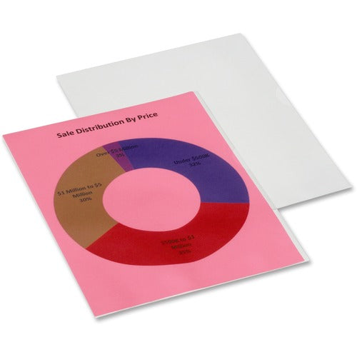 SKILCRAFT  Project Folder, 8-1/2"x11", 24/PK, Clear
