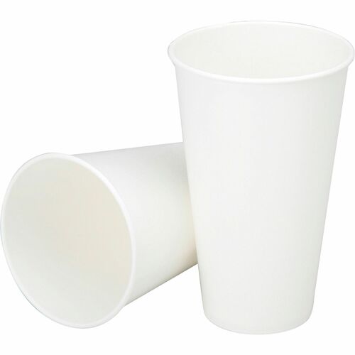 SKILCRAFT  Paper Cups, Cold Liquids, 12oz., 2500/BX, White