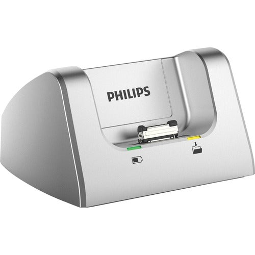 Philips  Docking Station, 3-1/10"Wx3"Dx1-4/5"H, Silver