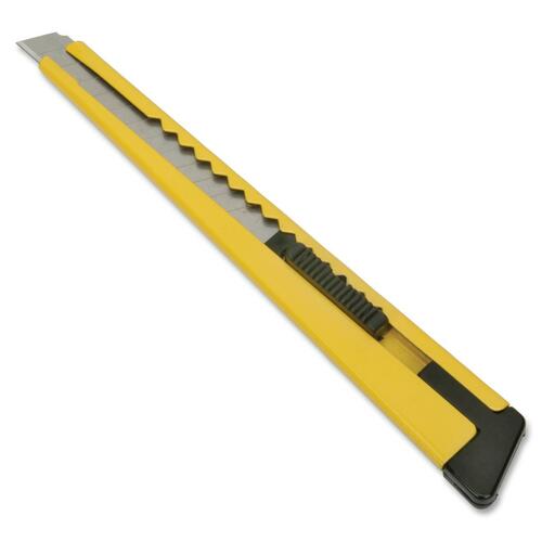 SKILCRAFT  Utility Knife, Snap-Off-Blade, 9mm, Std, Yellow/Black