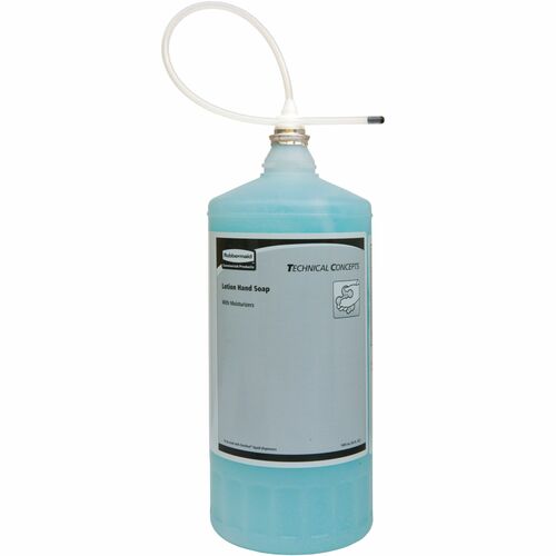 Rubbermaid Commercial Products  Lotion Hand Soap Refill, w/Moisturizers, 800ml, 4/CT, Teal
