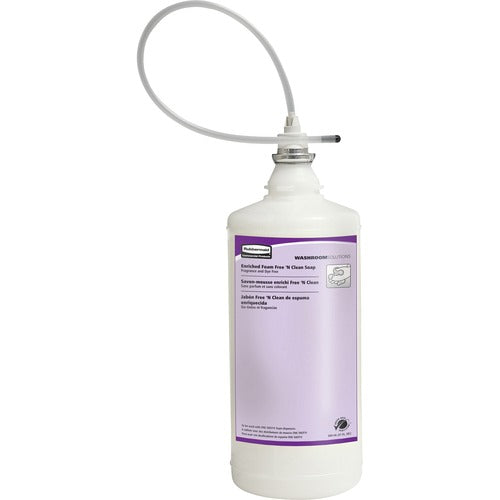 Rubbermaid Commercial Products  Lotion Soap Refill,Green Seal Cert,1-Shot,800ml,4/CT,Clear