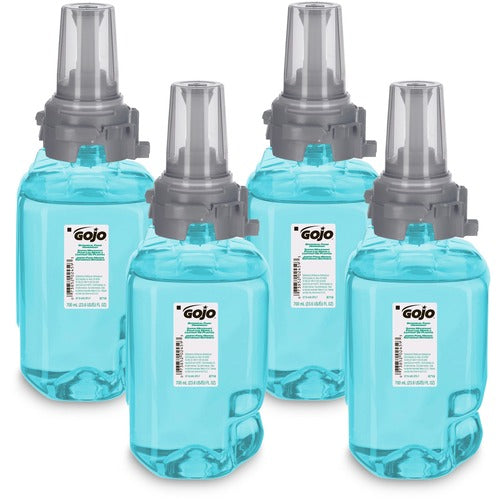 Gojo  Foam Handwash Refill, f/ADX-7 Dispenser, 700ml, 4/CT, GN-GOJ871604CT