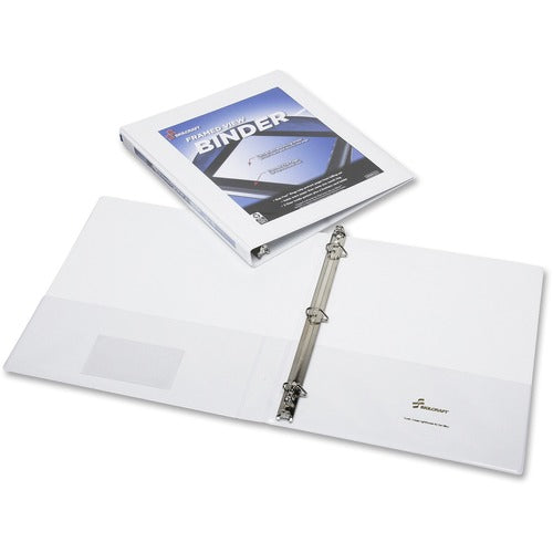 SKILCRAFT  View Binder, Framed, D-Ring, 1/2" Cap, Letter-size, White