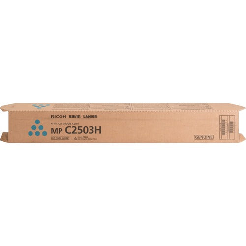 Ricoh Office Products  Toner Cartridge, f/MPC2503, 9500 Page Yield, CYN