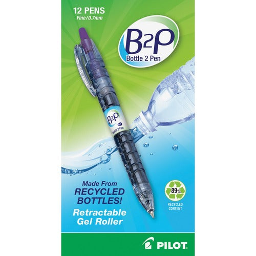 Pilot  Gel Pen, Retractable, Fine Point, Purple