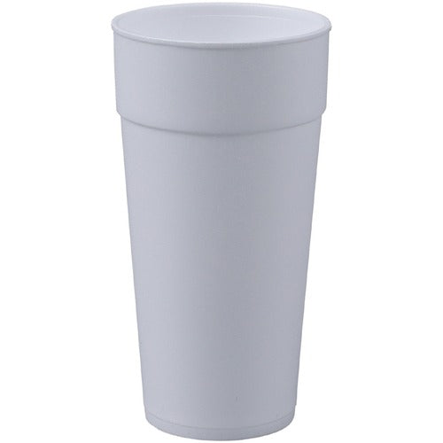 Genuine Joe  Styrofoam Cups, 24oz, 300/CT, White-GJO25251